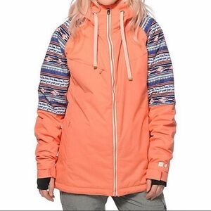 EUC PWDR ROOM District Tribal 10K Snowboard Jacket